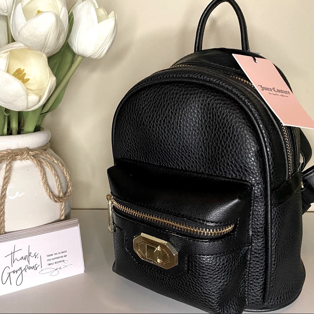 SOLD New Juicy Couture backpack black
